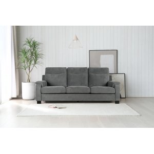 Soffa Atlas med hög rygg - 234 cm + Fläckborttagare för möbler Soffa Atlas med hög rygg - 234 cm + Fläckborttagare för möbler