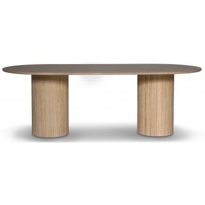 Nordansjö matbord 215 cm - Vitoljad ek