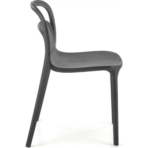 Chaise de salle à manger Cadeira 490 - Noir Chaise de salle à manger Cadeira 490 - Noir