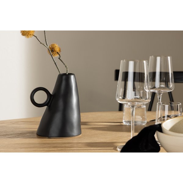 Vase Ovy - Noir