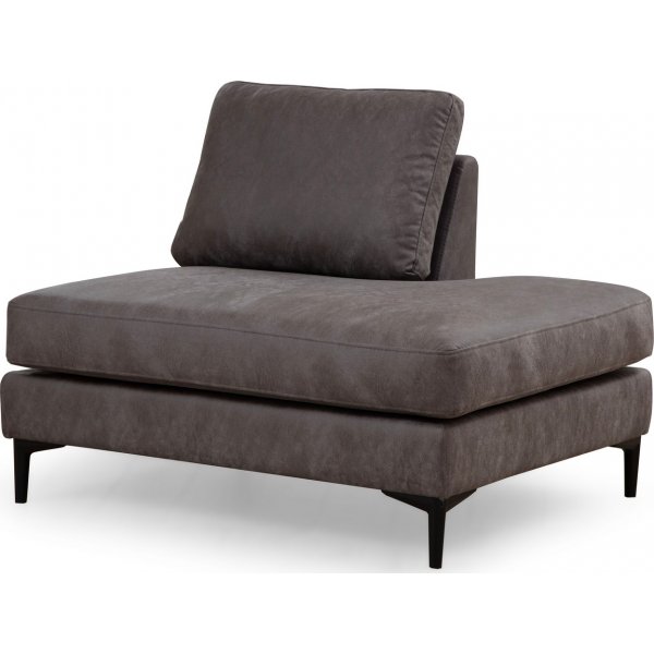 Canapé en U Braga droit - Anthracite Canapé en U Braga droit - Anthracite