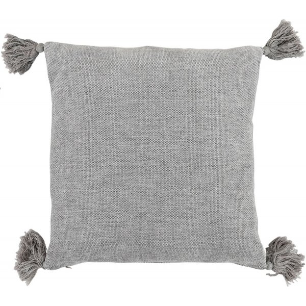 Tassle kuddfodral 45x45 cm - Grey