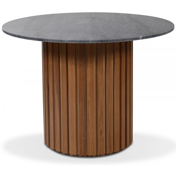 Matisse runt matbord i marmor D105 cm - Ek / marmor (Gr)