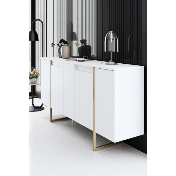 Buffet Lux Blanc/or Buffet Lux Blanc/or