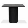 Decibel runt matbord 90x90 cm - Svart / Svart Donau granit