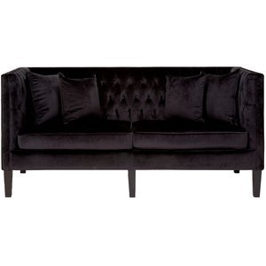 Fifth Avenue 3-sits soffa - Svart sammet