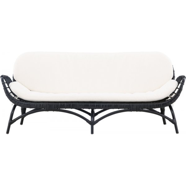 Moana 3-sits soffa - Svart Moana 3-sits soffa - Svart