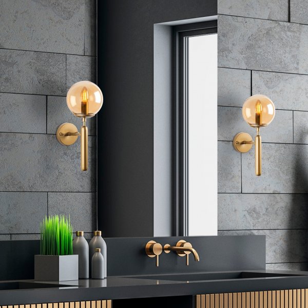 King wandlamp 11459 - Goud