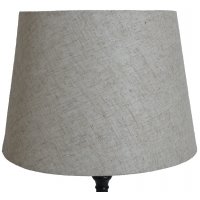 Rund lampskärm 27x35x25 cm - Beige (linne) Rund lampskärm 27x35x25 cm - Beige (linne)