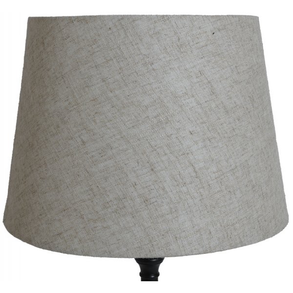 Rund lampskrm 27x35x25 cm - Beige (linne)
