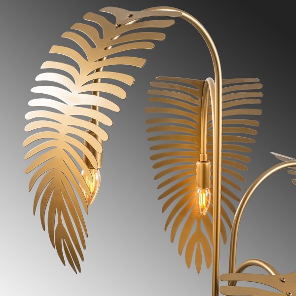 Palm golvlampa - Guld Palm golvlampa - Guld
