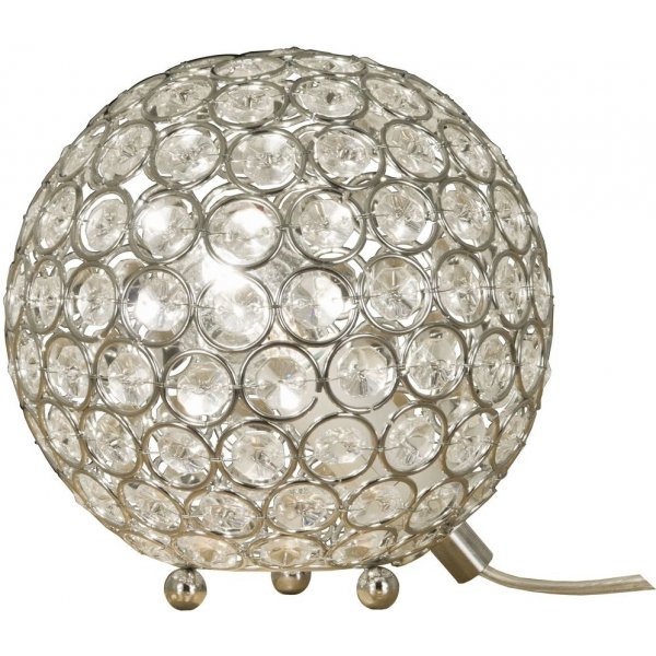 Bling bordslampa - Krom/klar