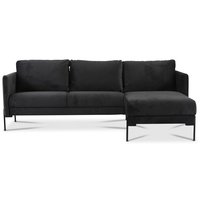 Kingsley divansoffa - Antracit sammet Kingsley divansoffa - Antracit sammet