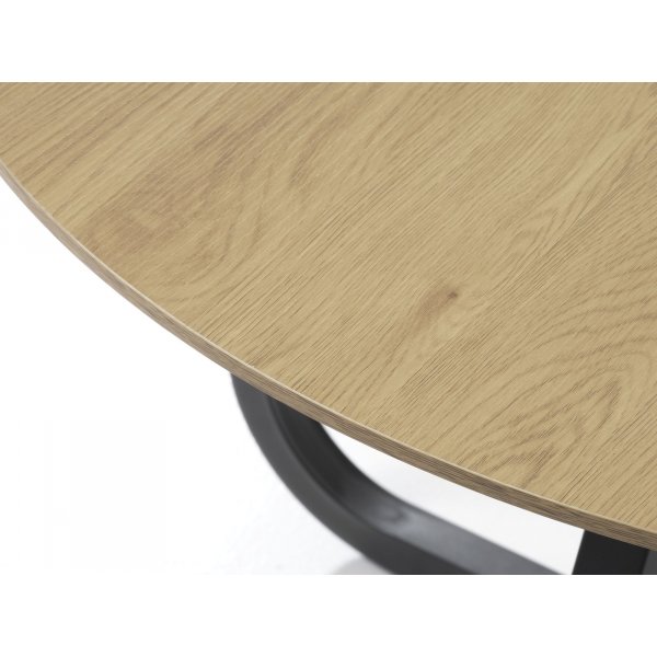 Table à manger Lapis Ø120 cm - Chêne/noir Table à manger Lapis Ø120 cm - Chêne/noir