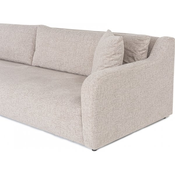 Canapé divan latéral gauche - Gris clair Canapé divan latéral gauche - Gris clair