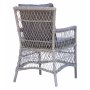 Cafset med 2 stolar och bord 48 x 48 cm gr/rotting - Tor/Provence