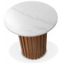 Matisse runt lampbord 50 cm - Ek / Marmor