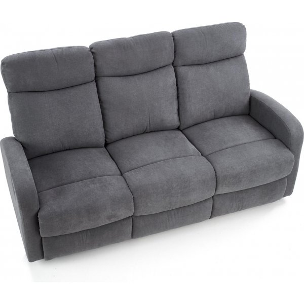 Canap inclinable 3 places Anslo - Gris