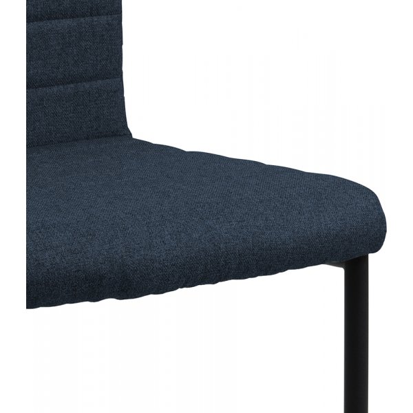 Chaise de salle  manger Moon - Bleu/noir