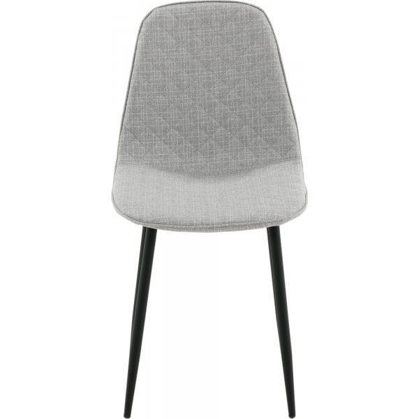 Chaise de salle à manger Bridge Diamond - Tissu gris Chaise de salle à manger Bridge Diamond - Tissu gris