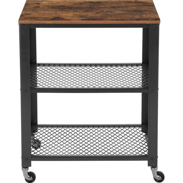 Lasse serveringsvagn - Brun/svart Lasse serveringsvagn - Brun/svart