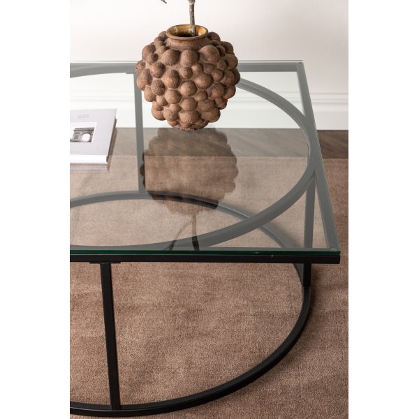 Skanr soffbord 90 x 90 cm - Svart