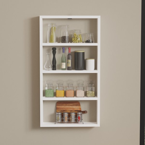 Quatro vägghylla - Vit Quatro vägghylla - Vit