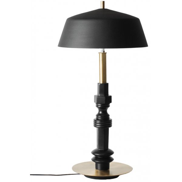 Kavat bordslampa DM010120 - Svart / Mssing