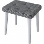 Bijou sminkbord 3, 99 x 40 cm - Valnt/vit