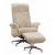 Fårskinnsfåtölj med fotpall beige / whitewash - Ulla + Fläckborttagare för möbler Fårskinnsfåtölj med fotpall beige / whitewash - Ulla + Fläckborttagare för möbler