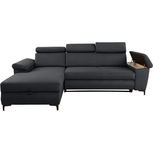 Santi slaapbank links - Grijs