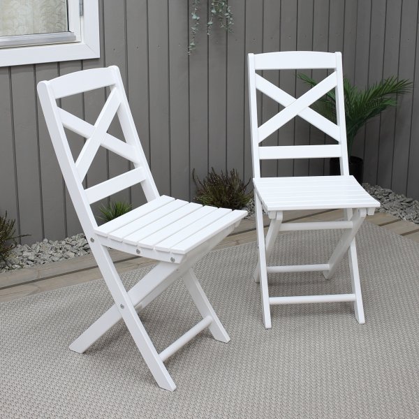 Wilma vit utestol + Fläckborttagare för möbler Wilma vit utestol + Fläckborttagare för möbler