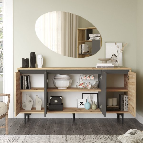 Buffet Aristo - Feutre/anthracite