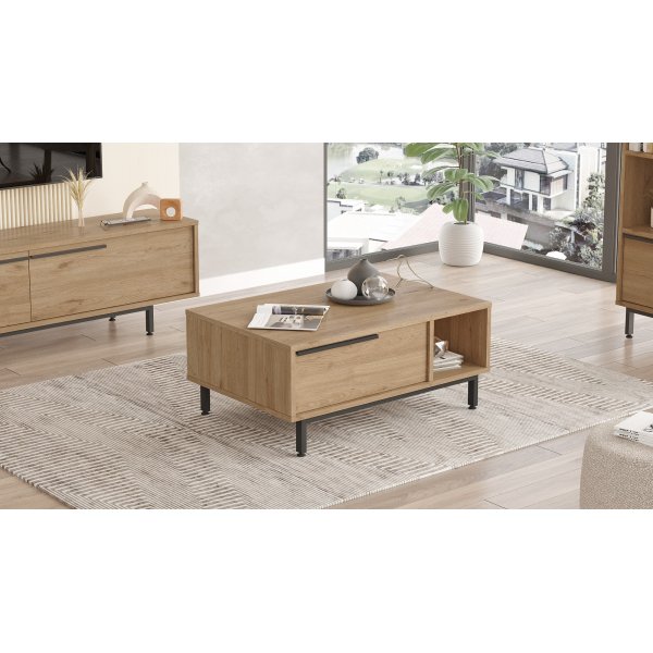 Table basse Océan 90 x 60 cm - Noyer Table basse Océan 90 x 60 cm - Noyer