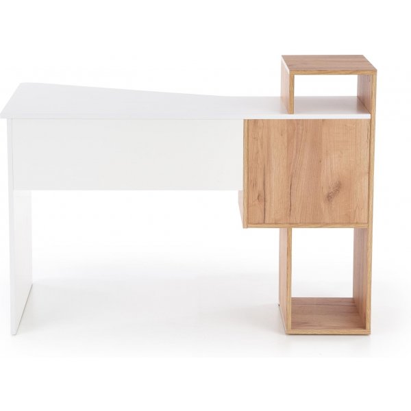 Bureau Spurs 122x57 cm - Chne/blanc