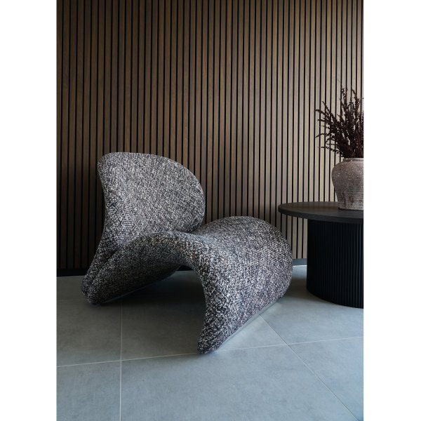 Fauteuil Sofia Marron fonc Mix