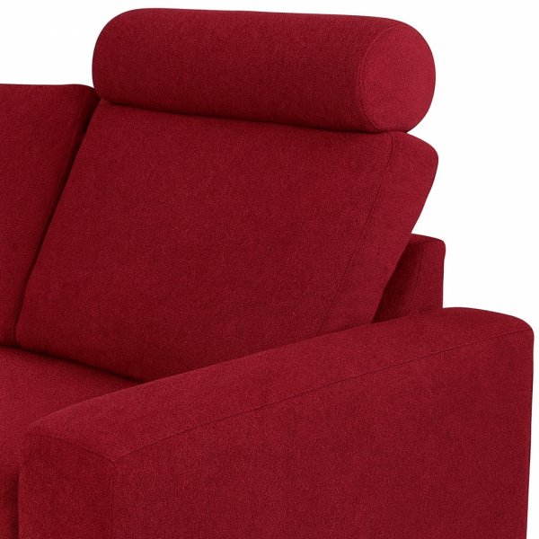 Nackkudde Elegia 50 cm - Hallonröd sammet Nackkudde Elegia 50 cm - Hallonröd sammet