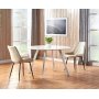 Muriel runt matbord 120 cm - Vit