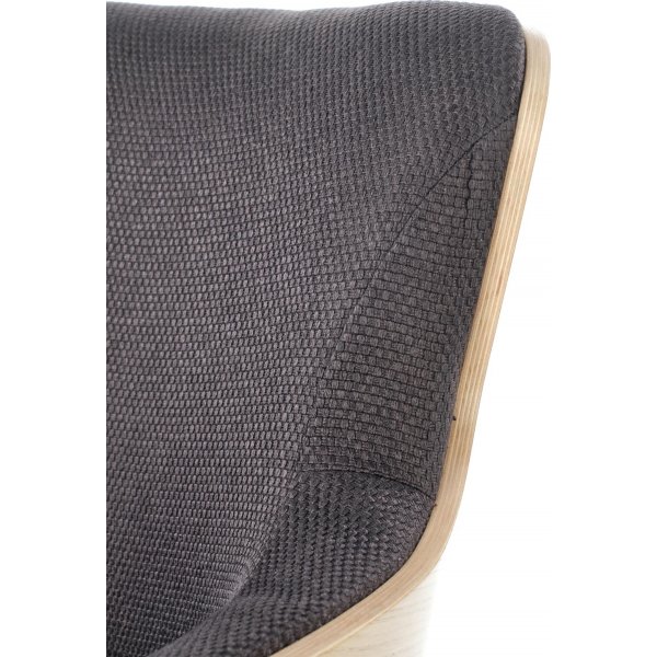 Fåtölj Relax - Grå & ek Fåtölj Relax - Grå & ek