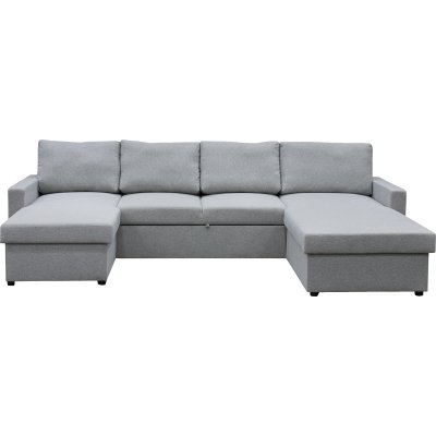 Trn Gr Bddsoffa / U-soffa + Mbelvrdskit fr textilier
