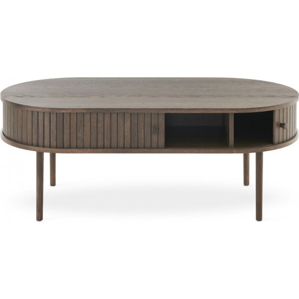 Slide soffbord 120 x 60 cm - Brunlackad ek Slide soffbord 120 x 60 cm - Brunlackad ek