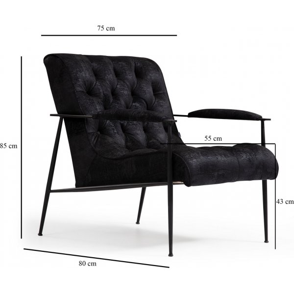 Matilda fåtölj - Svart Matilda fåtölj - Svart