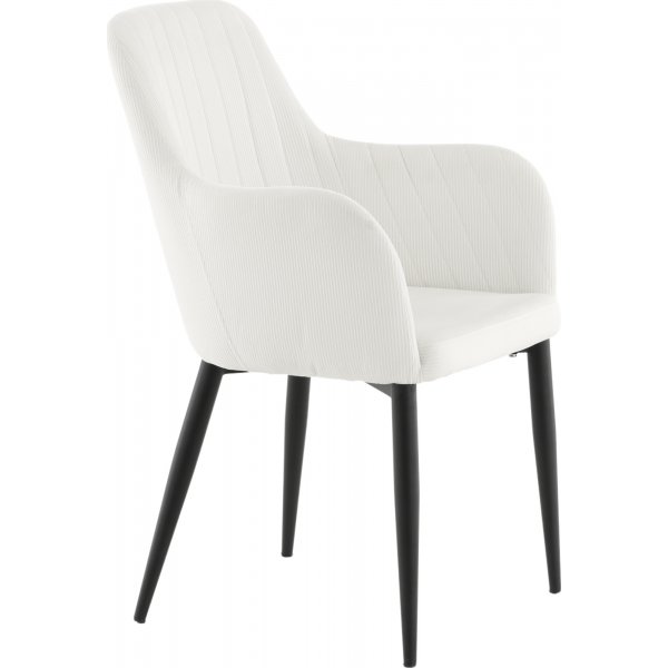 Chaise de salle  manger confort - Blanc