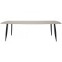 Bridge matbord 240 cm - Svart/vit