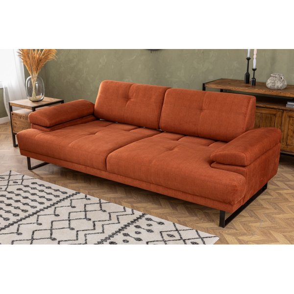 Mustang 3-sits soffa - Orange Mustang 3-sits soffa - Orange