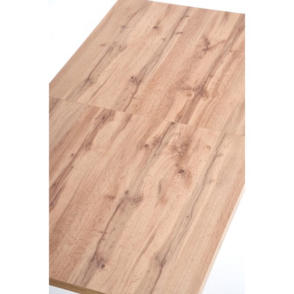 Table à manger Kasady 135-185 cm - Chêne Wotan/noir Table à manger Kasady 135-185 cm - Chêne Wotan/noir