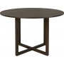 Table  manger Bronx 120 cm - Marron fonc