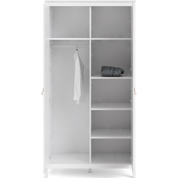 Armoire Madrid  2 portes - Blanc