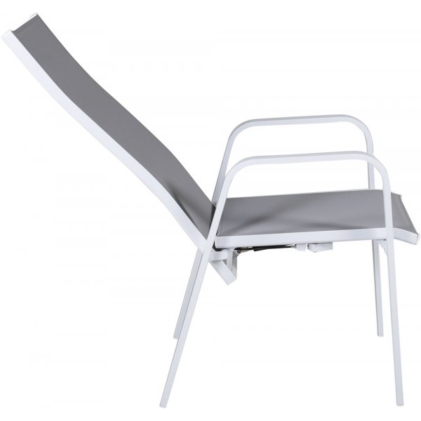 Fauteuil Copacabana - Gris/Blanc