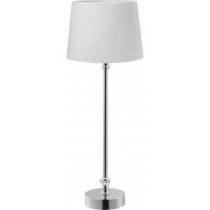 Liam bordslampa - Vit/krom - 59 cm